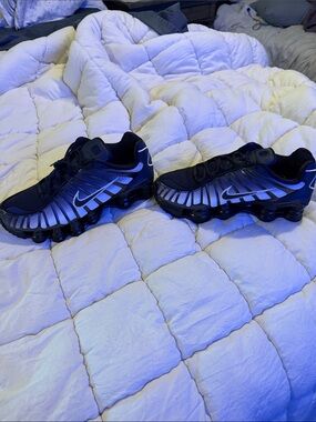 Nike Black and Silver Shox Running Sneakers brand new no box Nike Shox TL fade